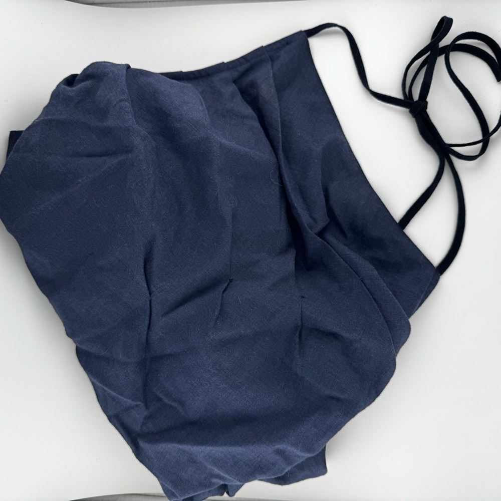 Open Edit Blue Halter Top